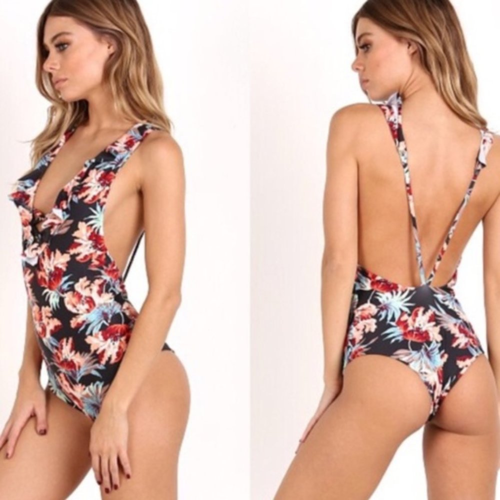 Tori Praver Victoria Milos Florals Storm Print Size M